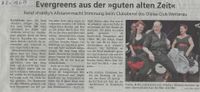 Presseartikel Franky&acute;s Allstars vom 10.6. Wetterauer Zeitung